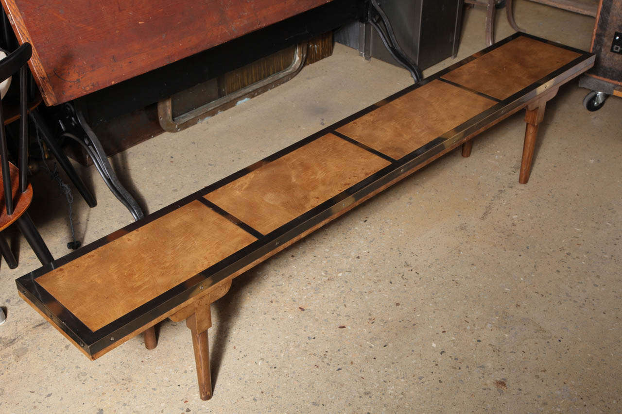 narrow Mastercraft Coffee Table at 1stDibs long narrow coffee table, narrow wood coffee table