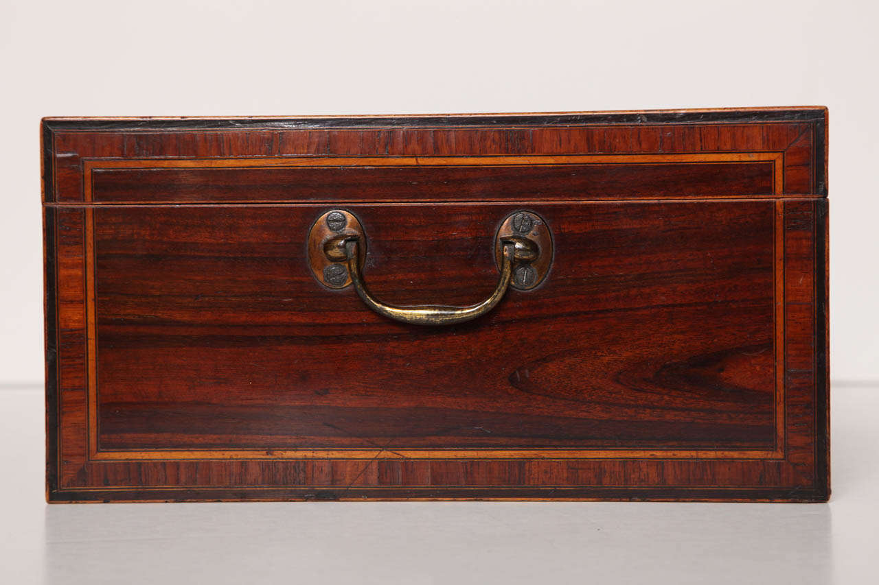 British An 18th Century English Portable Writing Box