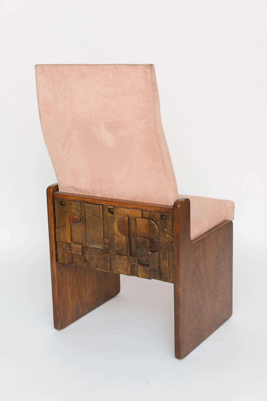 brutalist dining chair
