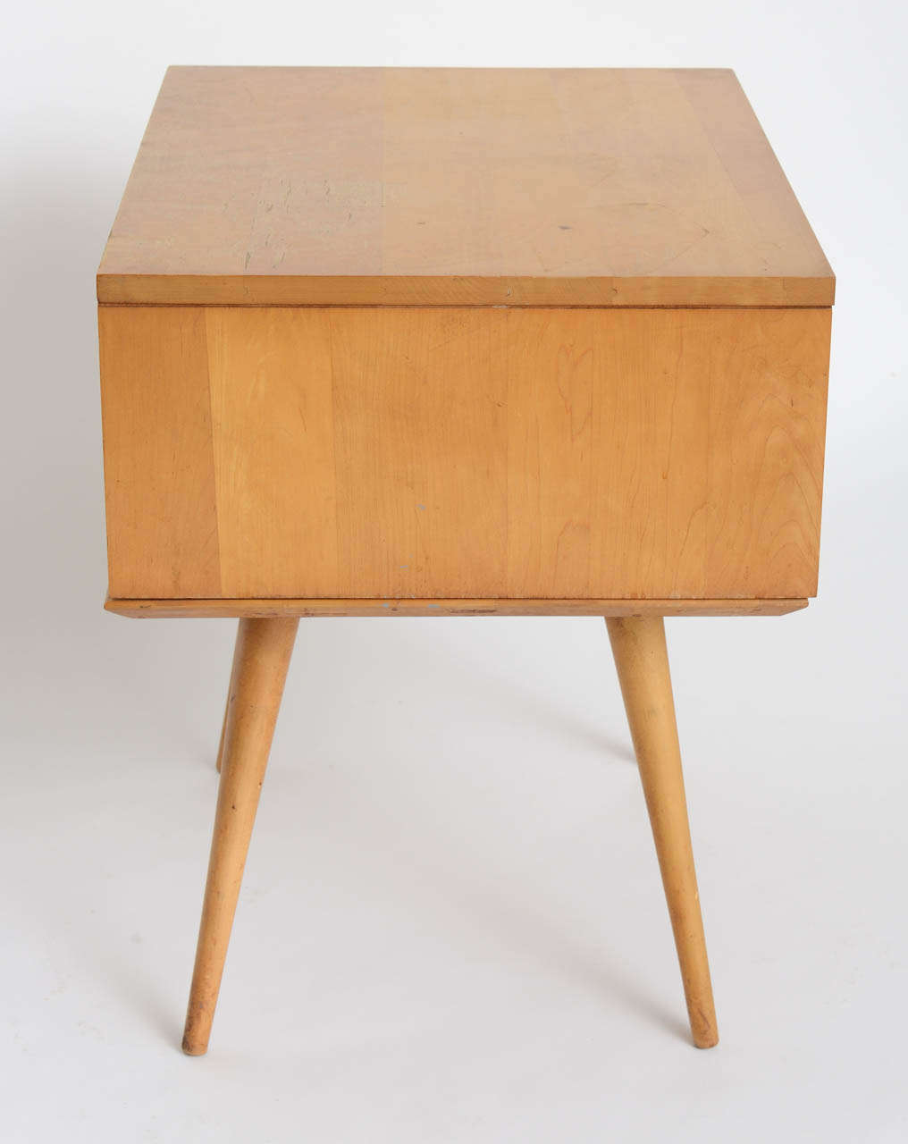 Mid-20th Century Paul McCobb Planner Group Single Drawer Nightstand Solid Maple 1950s
