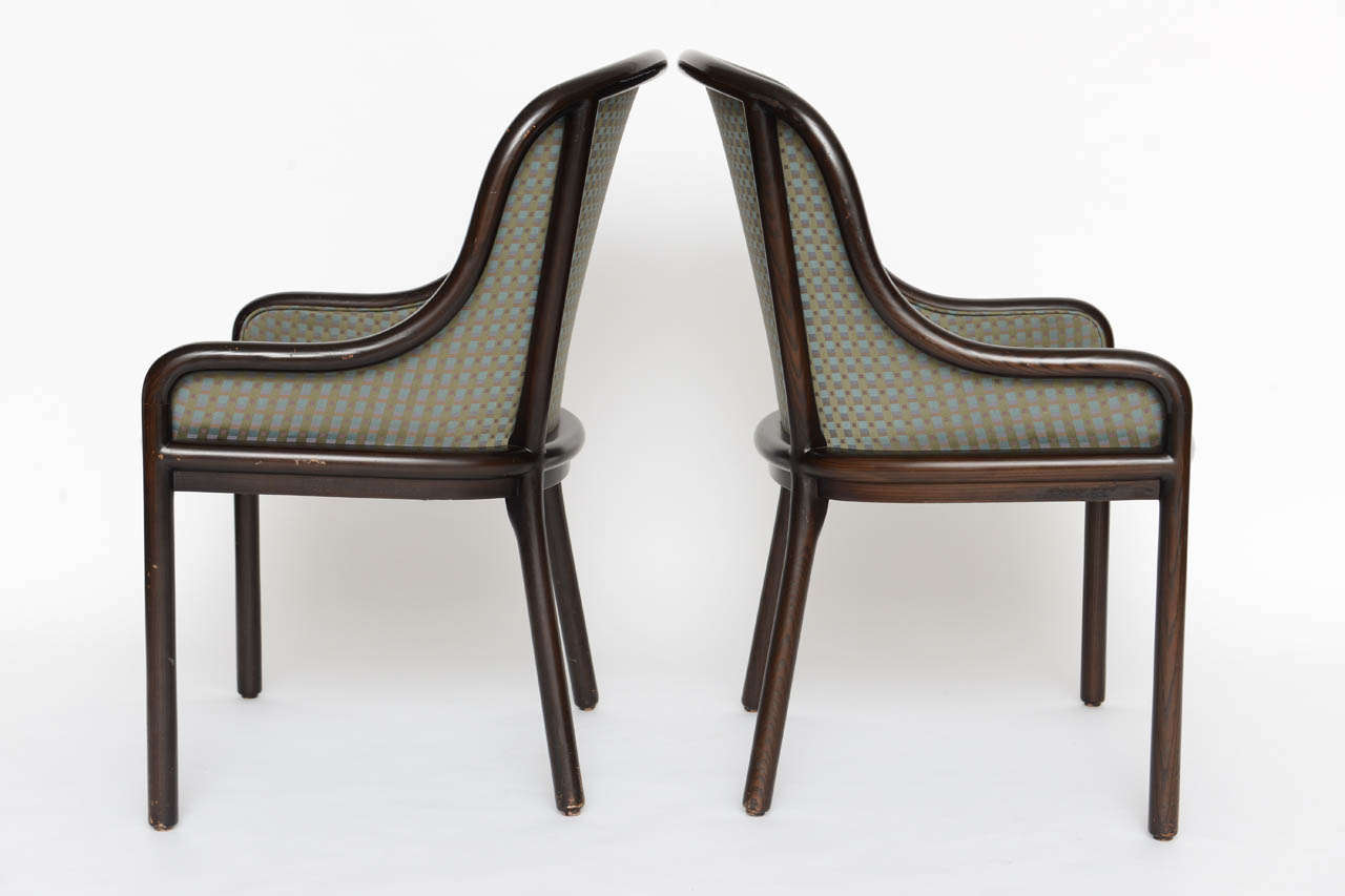 Pair of Ward Bennett Chairs for Brickell 1970s In Good Condition In Miami, FL
