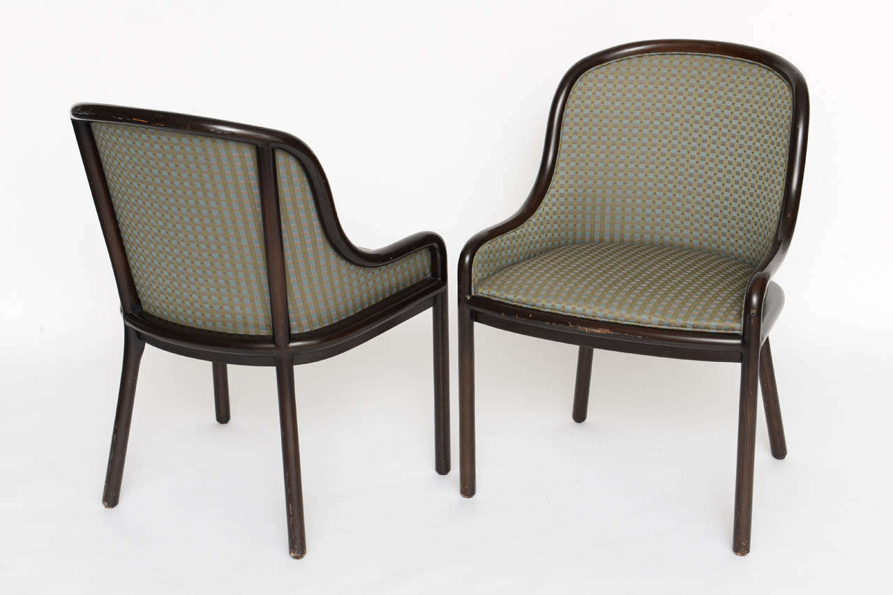 Pair of Ward Bennett Chairs for Brickell 1970s 1