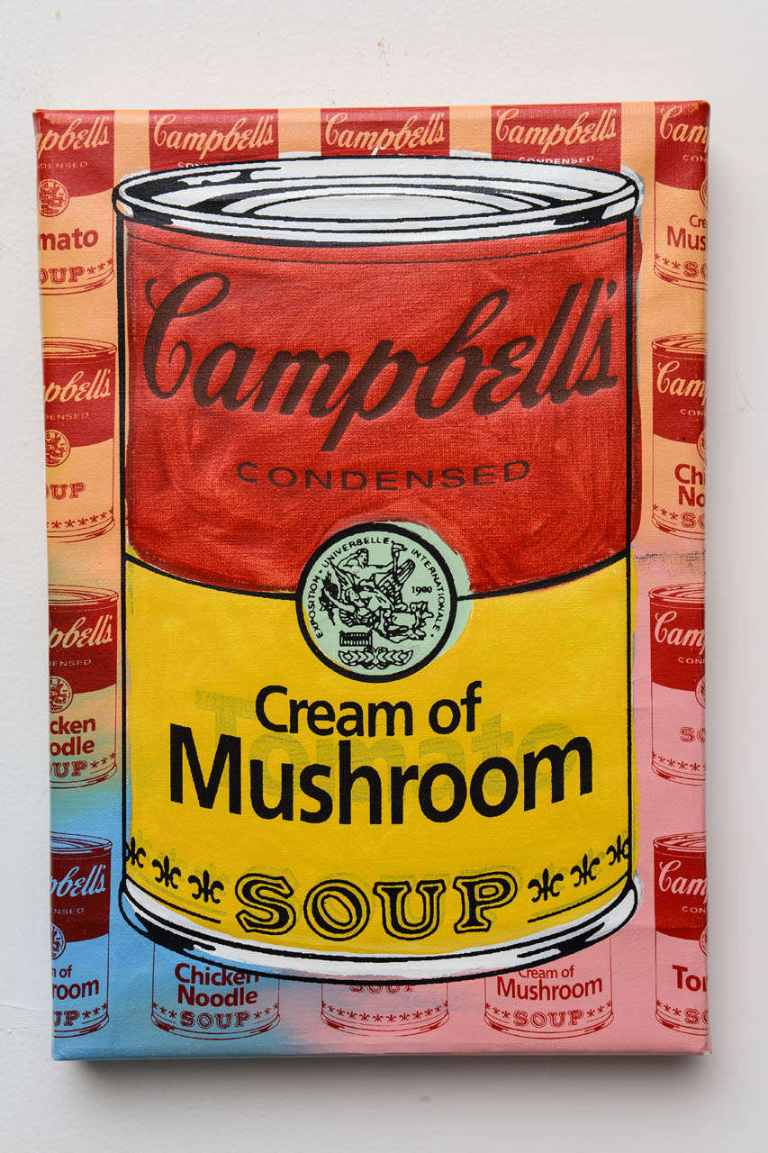 Modern Series of 3 Steve Kaufman Campbell's Soup Cans, 20th Century