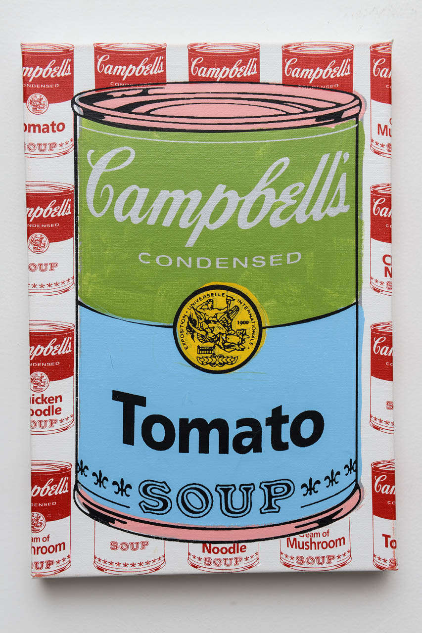American Series of 3 Steve Kaufman Campbell's Soup Cans, 20th Century