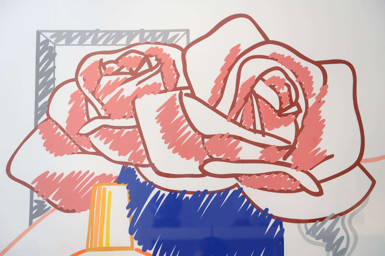 American Over sized Tom Wesselmann Still Life 20th Century Scribble of Life