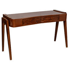 An Italian Modern Mahogany Writing Table, Dassi
