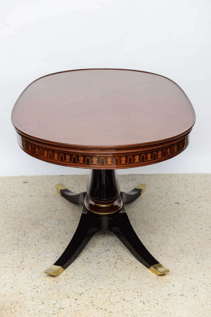 An Italian Modern Dining Table/Library Table, Paolo Buffa In Excellent Condition In Hollywood, FL