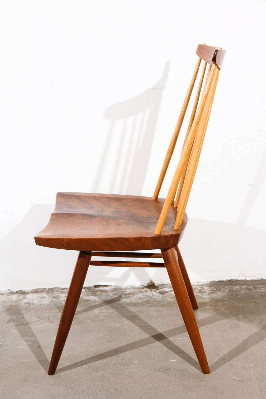Hickory George Nakashima 'New Chair'