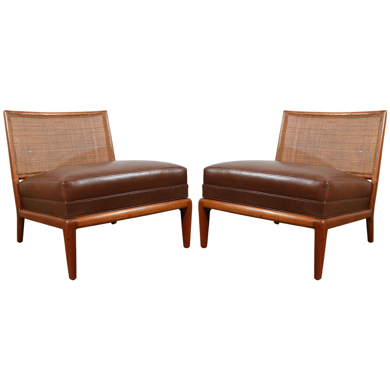 Pair of Slipper Chairs by T. H. Robsjohn-Gibbings