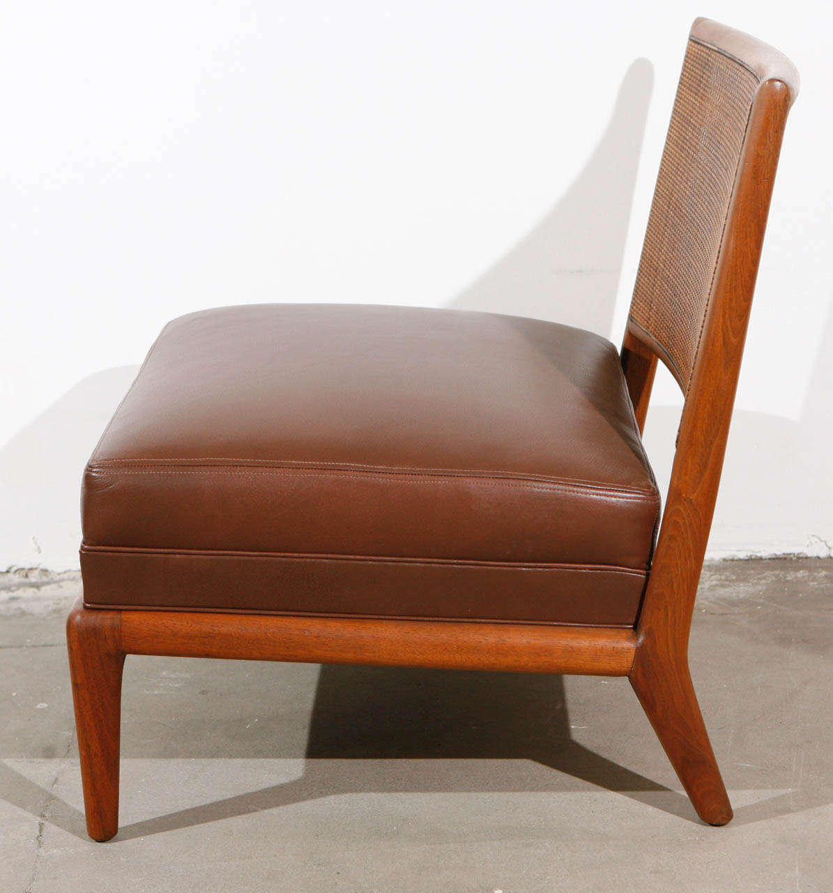 Pair of Slipper Chairs by T. H. Robsjohn-Gibbings In Good Condition In Los Angeles, CA
