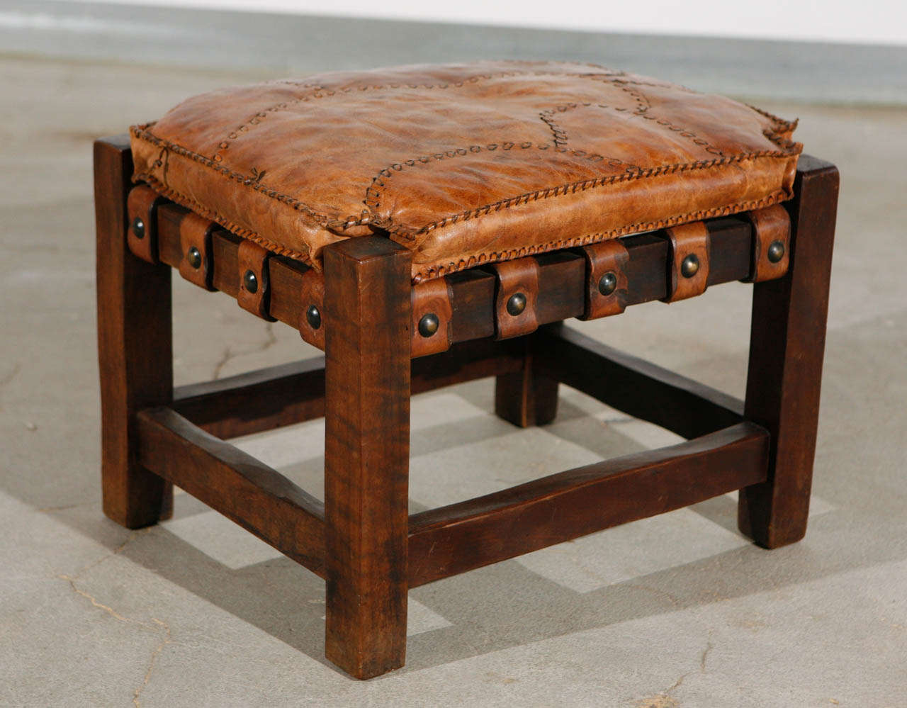 Unusual Handmade Chair and Ottoman 3