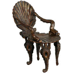 Antique Grotto Chair