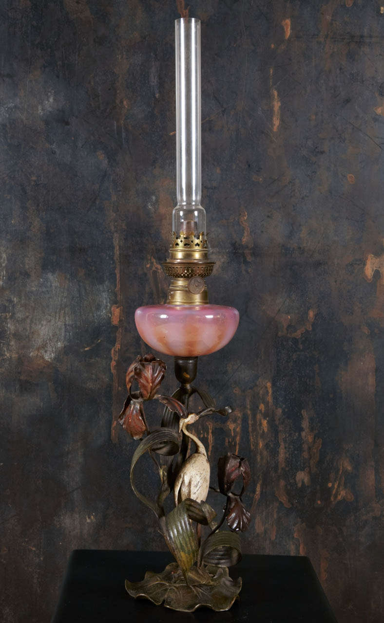 19th Century Table Oil Lamp For Sale 3