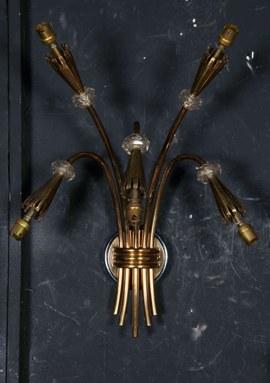 Pair of 1940s Sconces In Excellent Condition For Sale In Saint-Ouen, FR