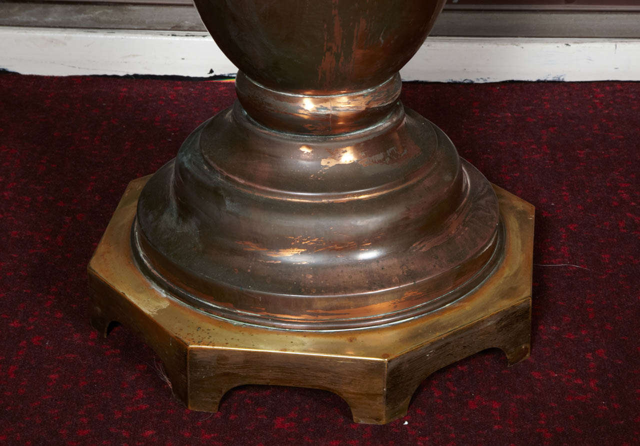 Large 19th Century Urn with Base For Sale 1
