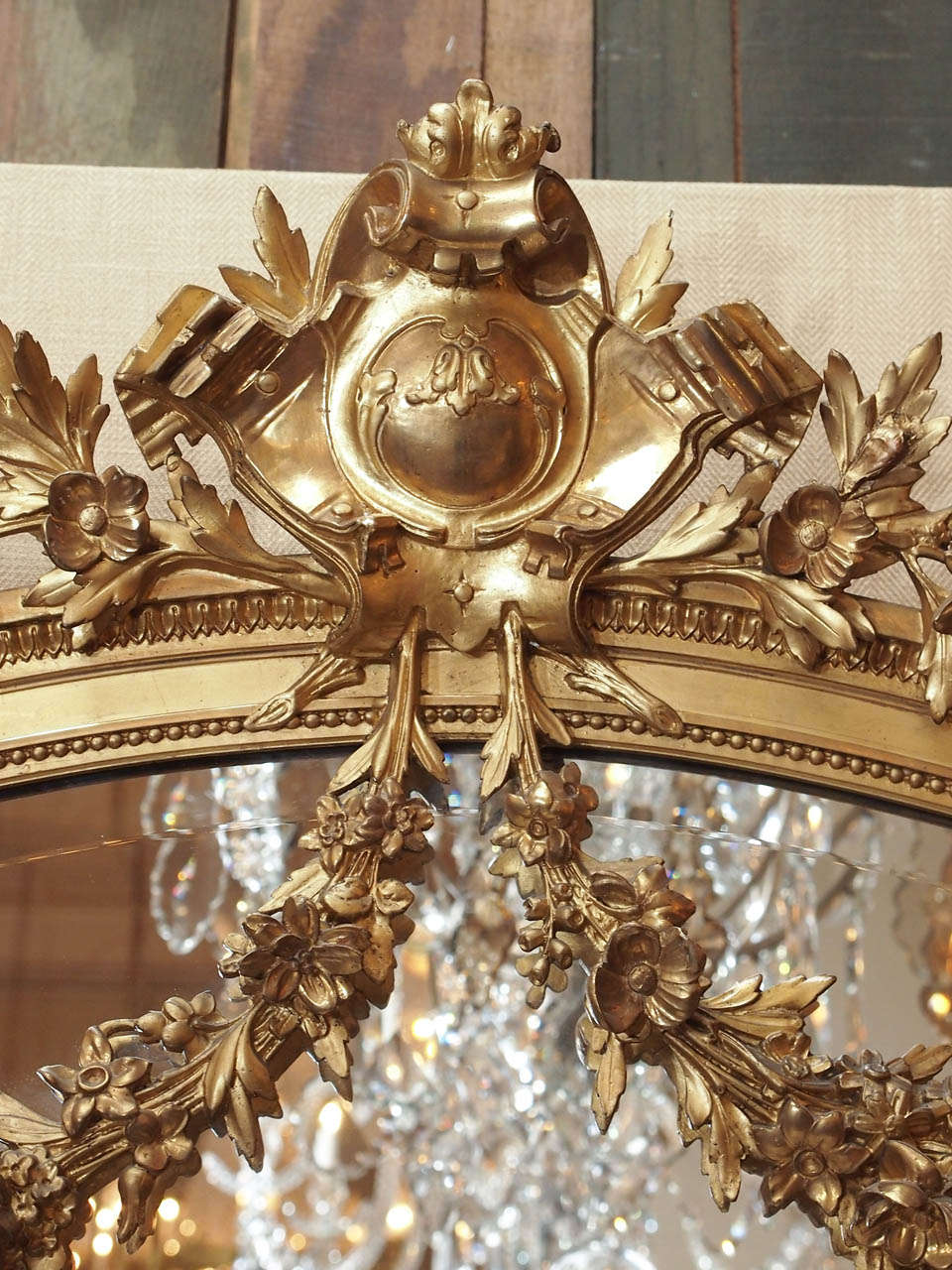 Antique French 19th Century Fine Gold Leaf Mirror circa 1860-1870 at ...