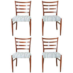 Set of Four Danish Rosewood Chairs