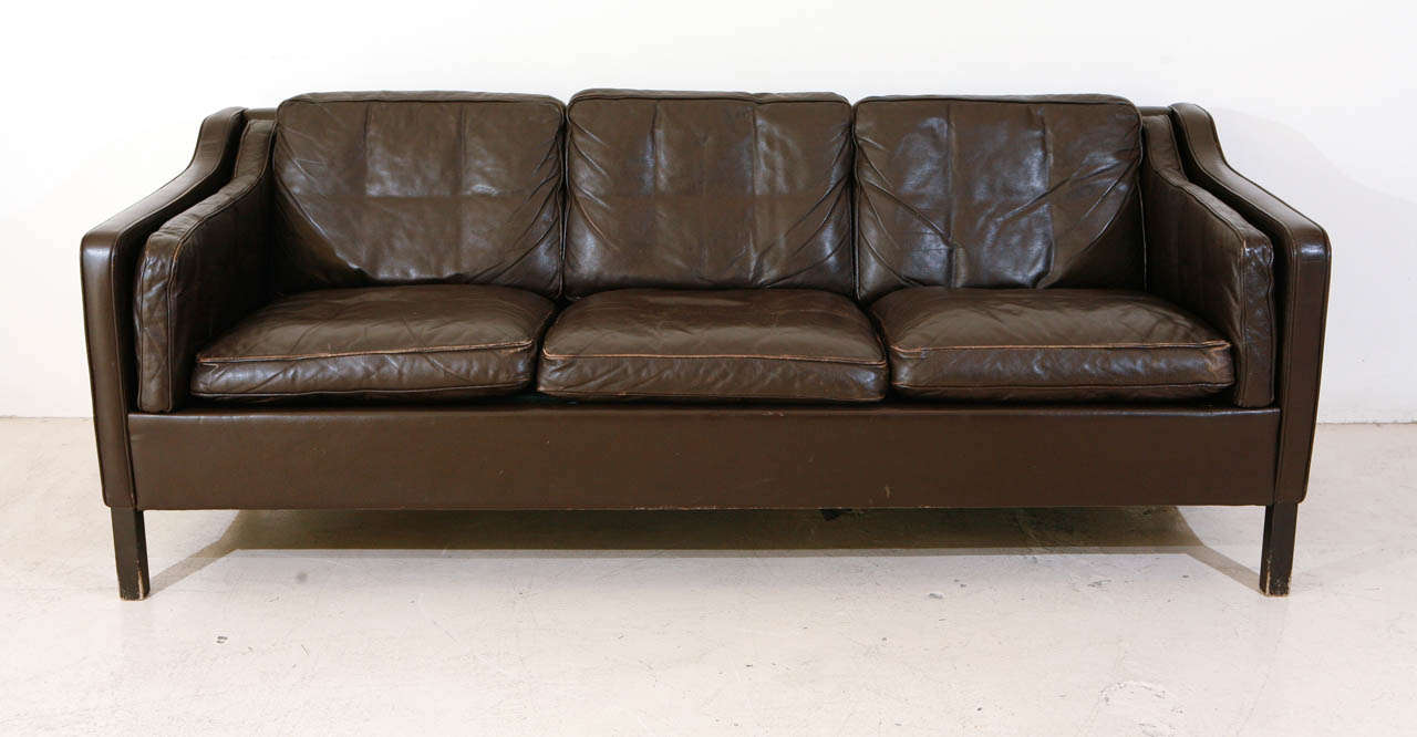 Borge Morgensen Leather Sofa