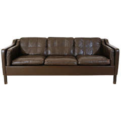 Borge Morgensen Leather Sofa