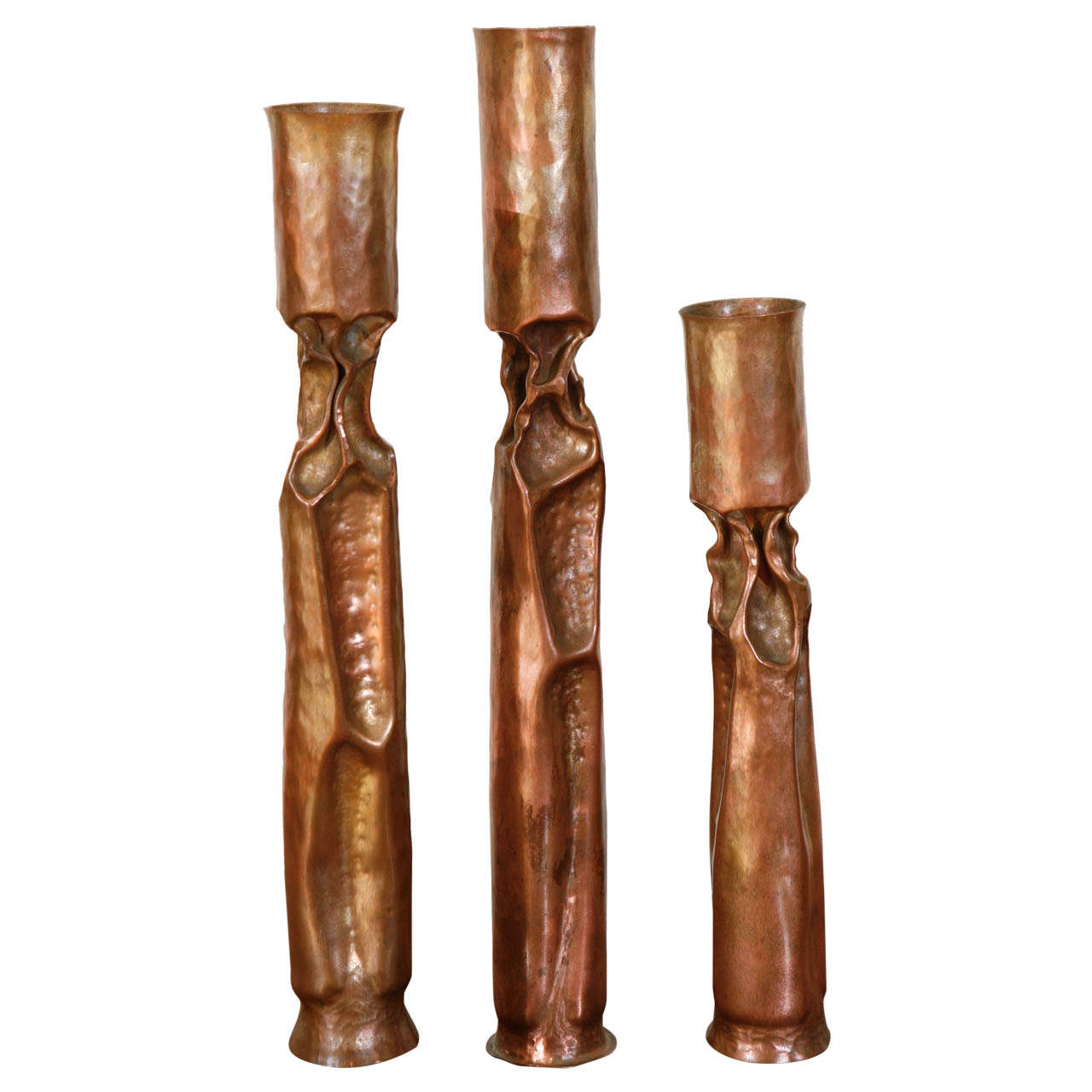 Brutalist Candle Sticks by Thomas Roy Markusen