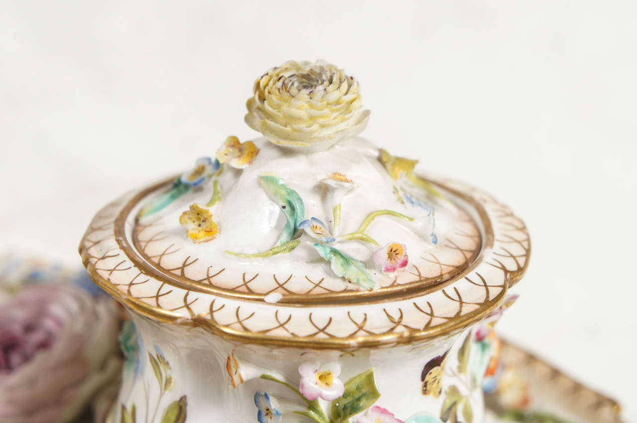 Minton “Triple Bucket” Inkwell, 1830 4