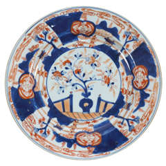 Chinese Export Porcelain Imari Pattern Charger, circa 1730