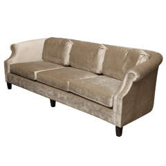 W & J Sloane Velvet Sofa