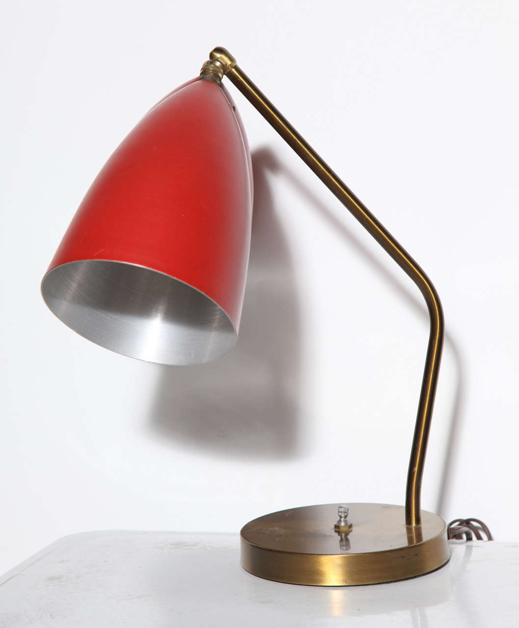 Mid-Century Modern rare 1940s Greta Grossman Magnusson Double Cone Table Lamp