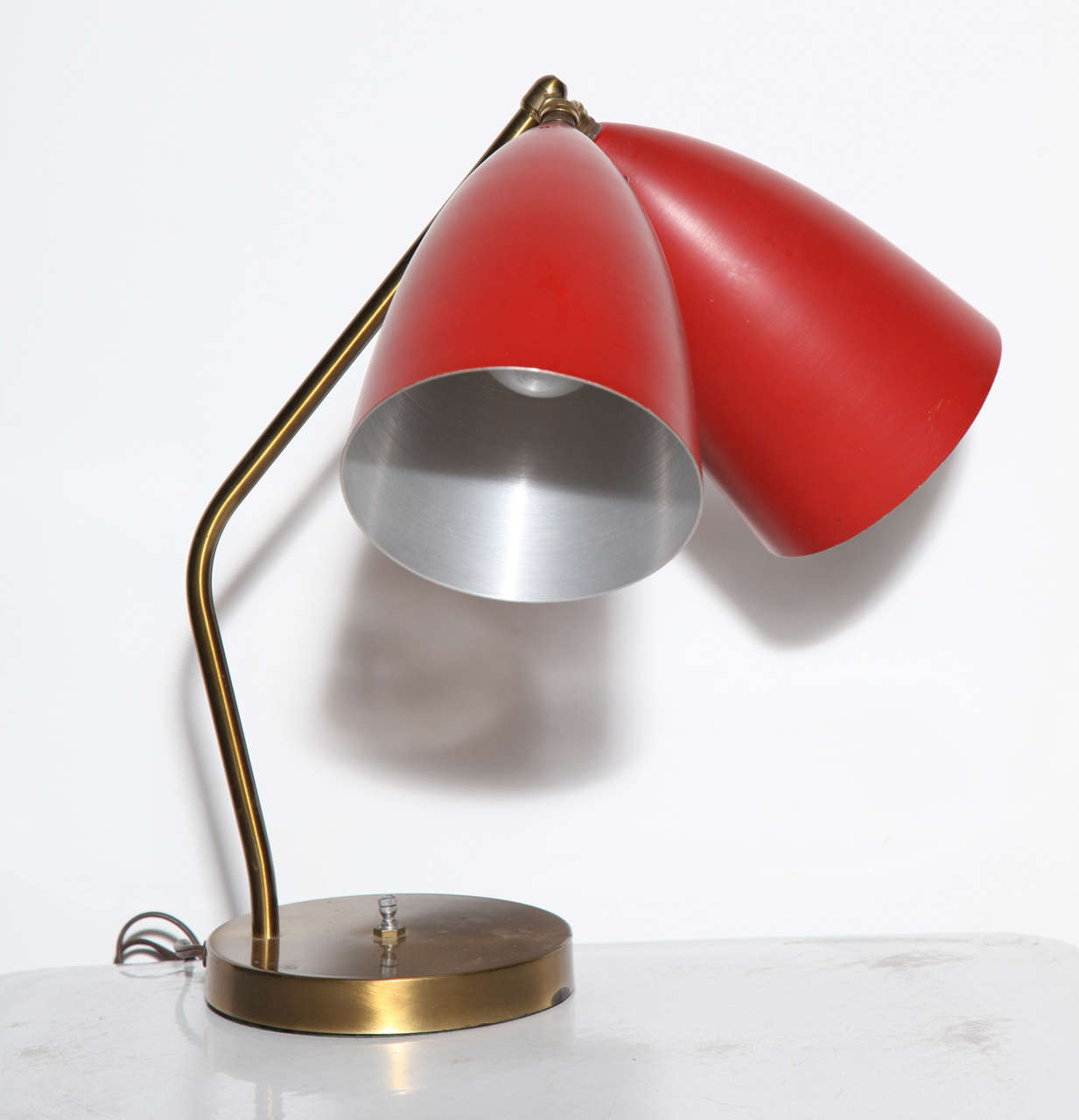 Mid-20th Century rare 1940s Greta Grossman Magnusson Double Cone Table Lamp