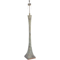 Verdigris Bronze Contemporary Floor Lamp