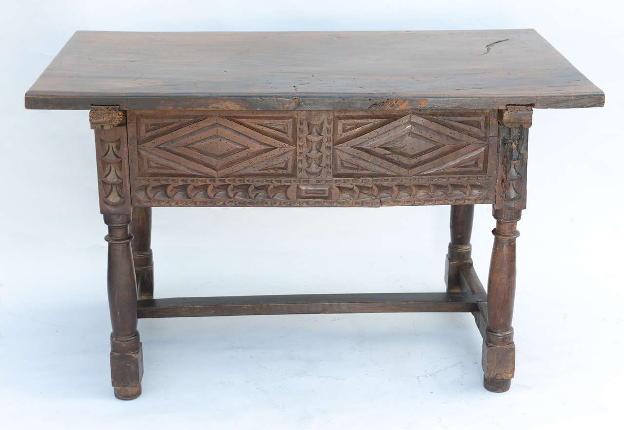 17th to 18th Century Spanish Walnut Refectory Table 3