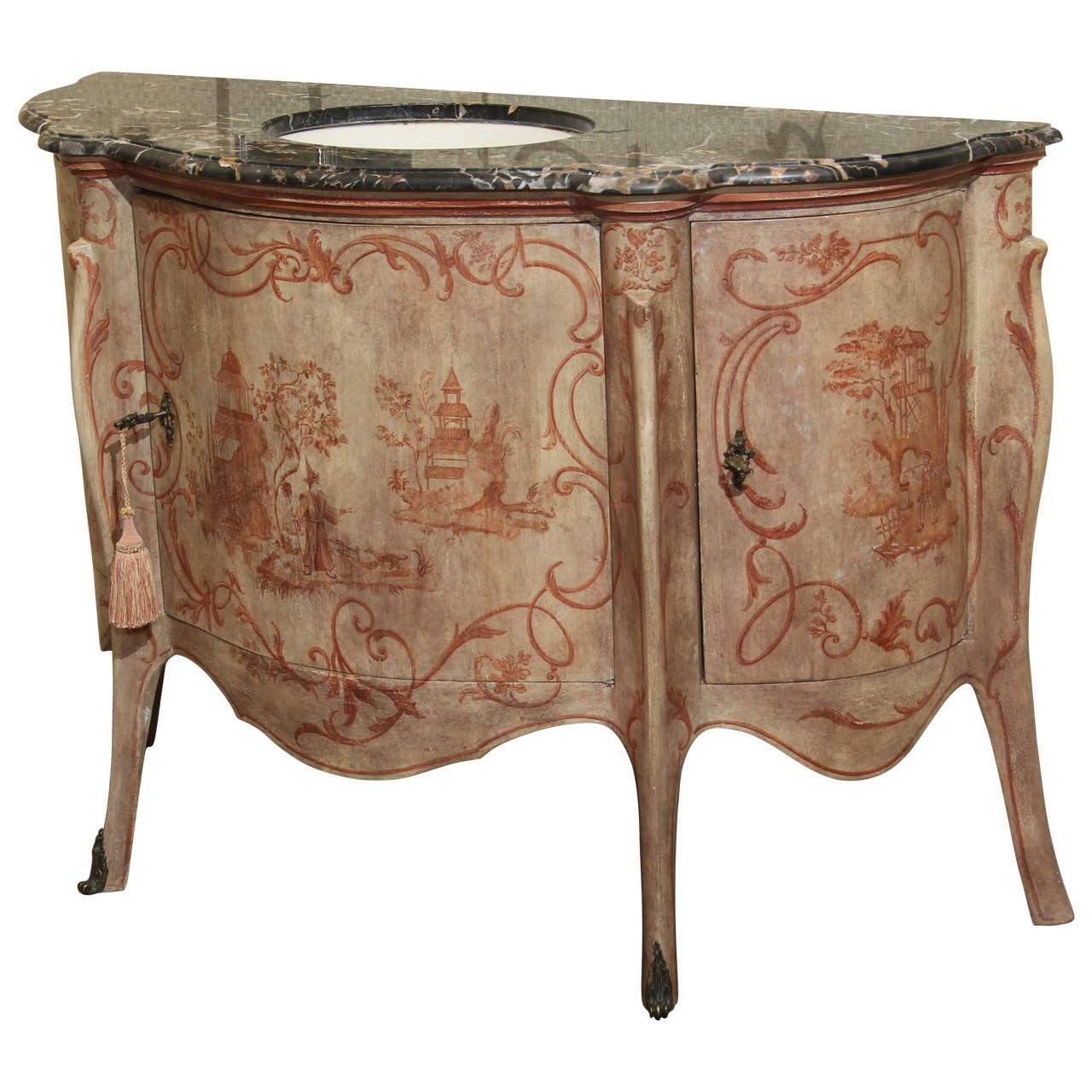 Painted Commode For Sale