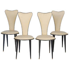 Umberto Mascagni Set of Four Dining Chairs