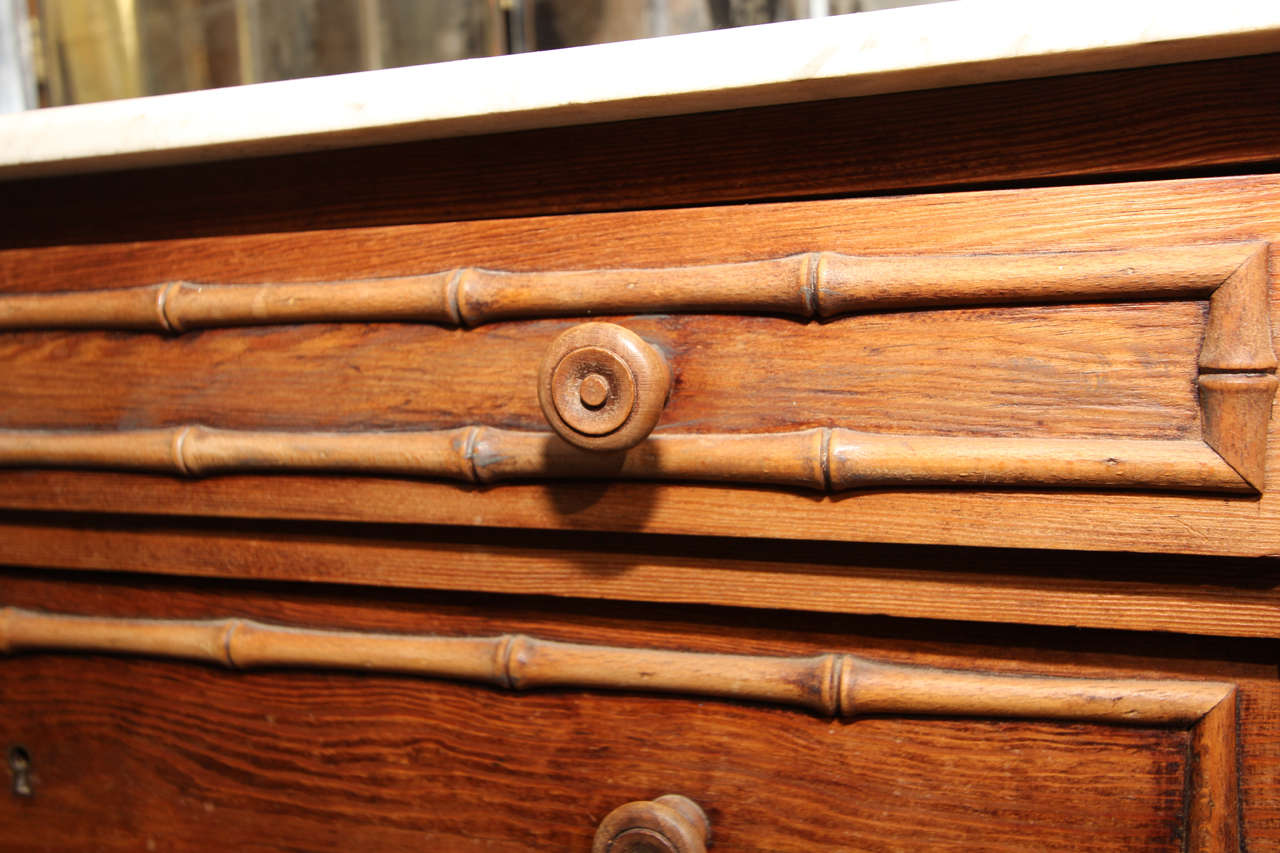 French Faux Bamboo Chest 2