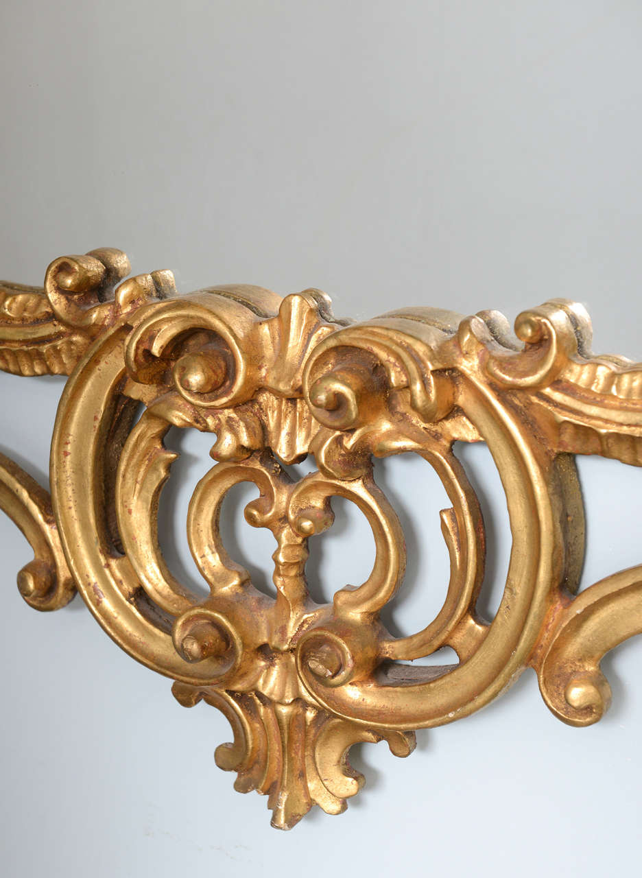 English Antique Gilt Mirror, George III Style Original Condition 1