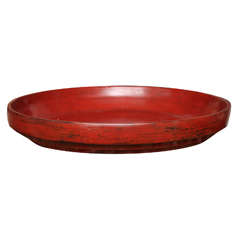 Red Lacquered Tray