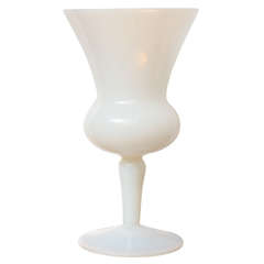 White Glass Goblet White Glass Goblet