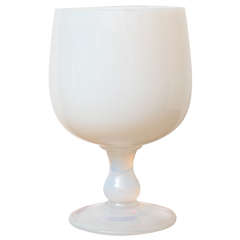 White Glass Goblet White Glass Goblet