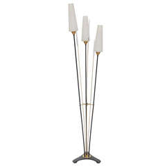 French Mid-Century Modern Standing Floor Lamp