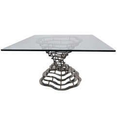 Silas Seandel Volcano Dining Table Signed