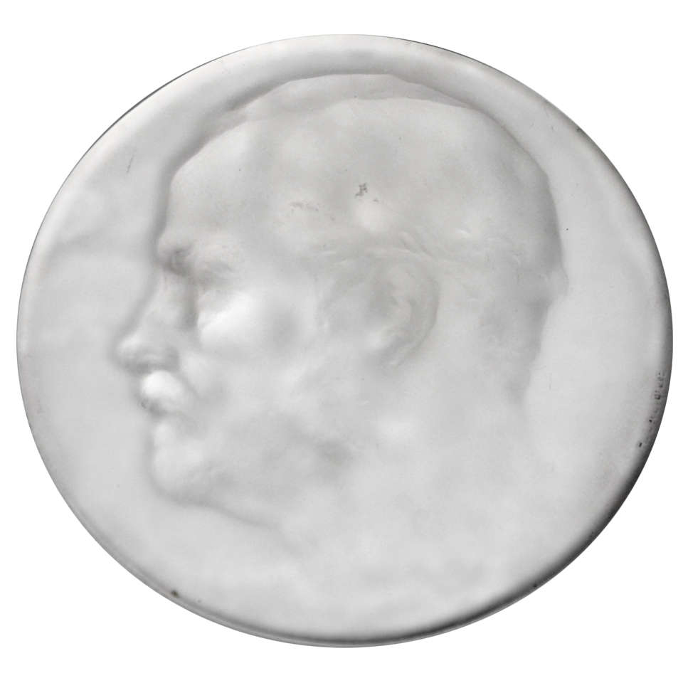 Plate Duplex "PASTEUR" by René Lalique