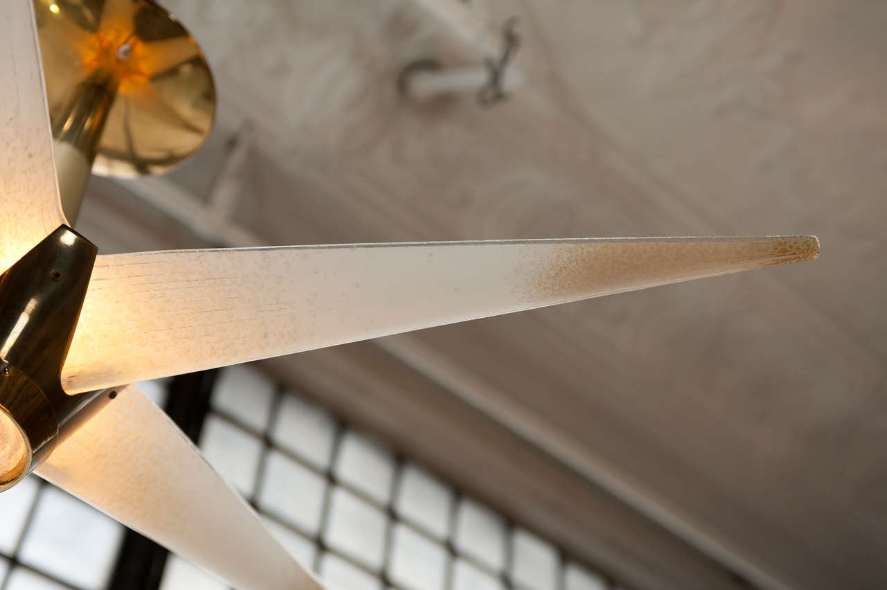 Mid-20th Century Lightolier Star Shaped Chandelier