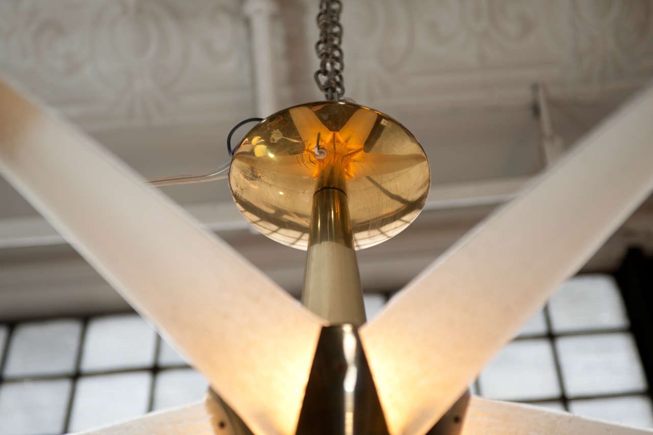 Lightolier Star Shaped Chandelier 1