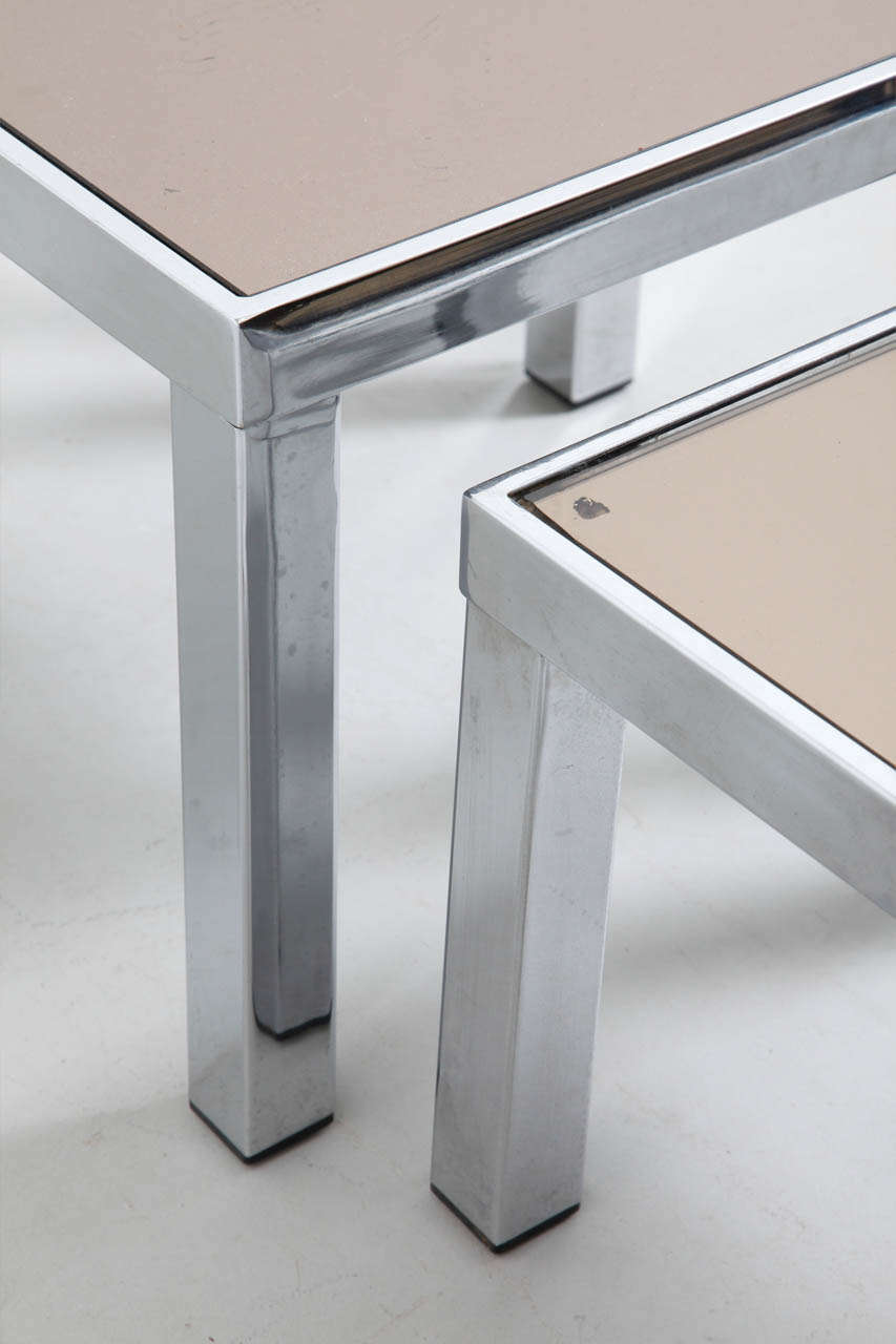 Belgochrom Nesting Tables In Good Condition In Antwerp, BE