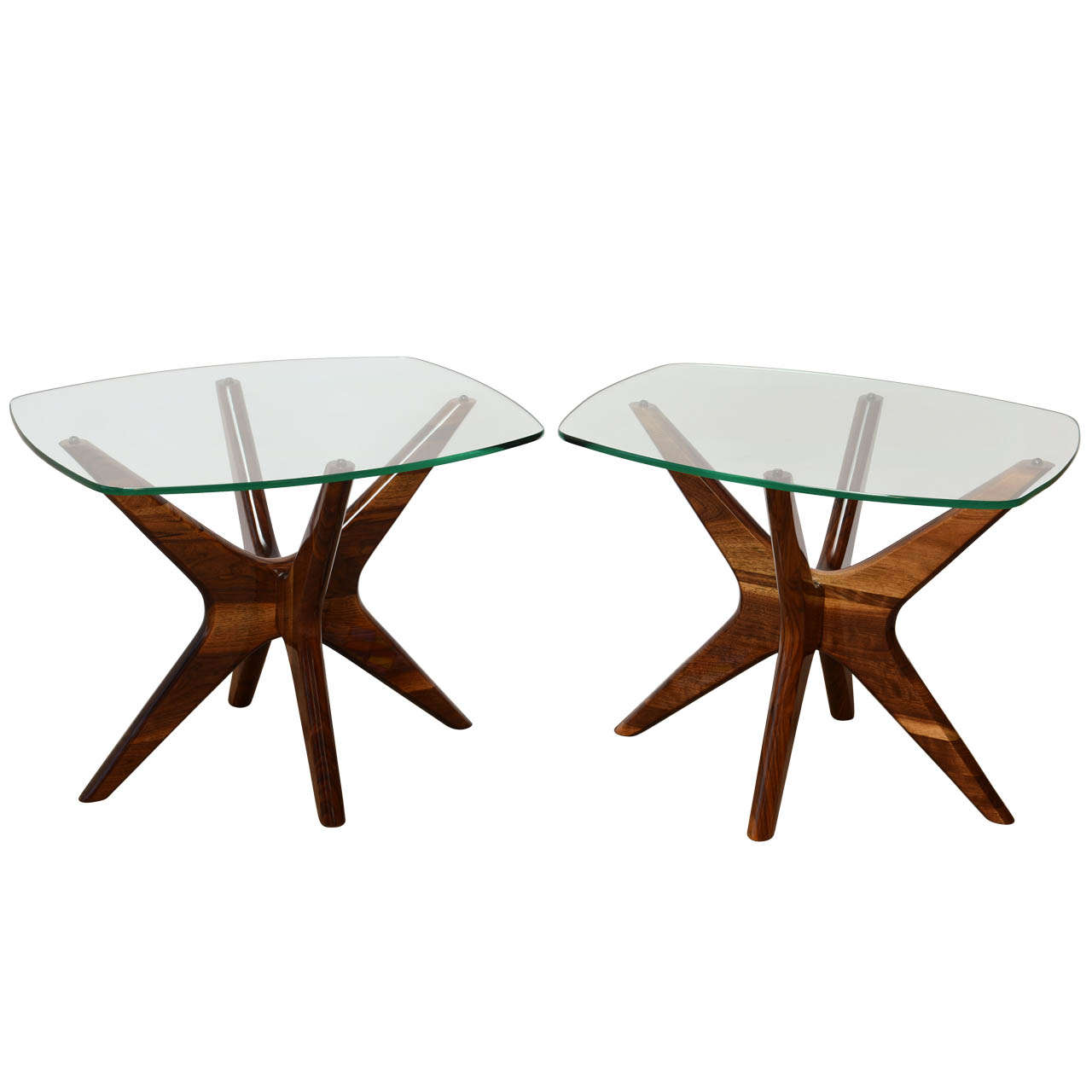 Adrian Pearsall Mid-Century Sculptural Side Tables