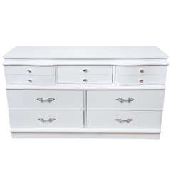 Glamorous White 1940s Dresser
