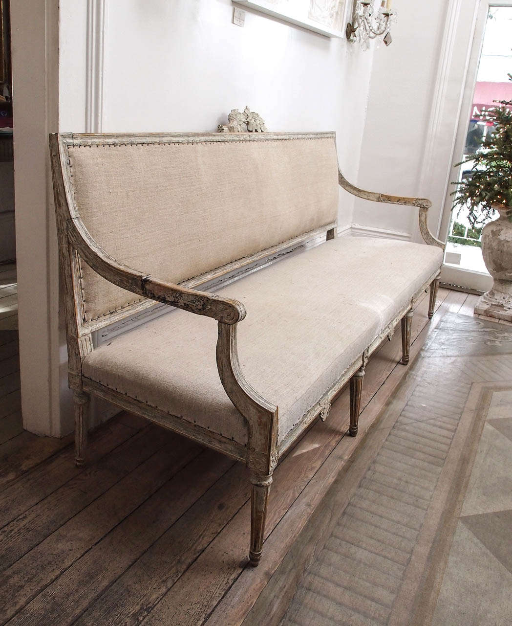 Louis XVI Style Settee 4