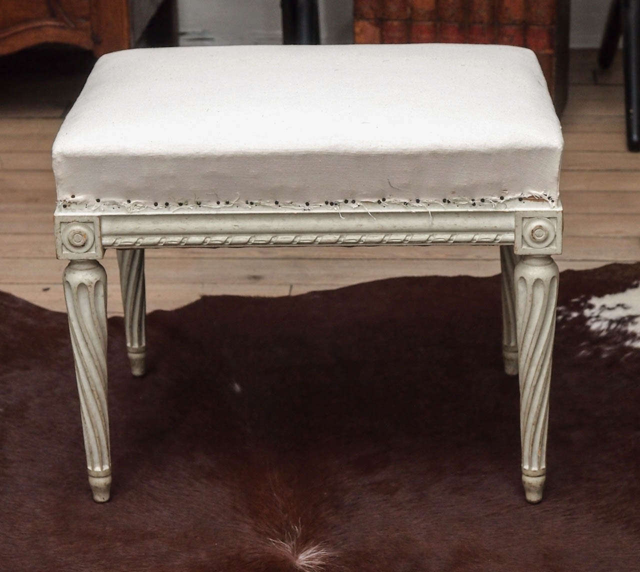 French Beautiful Pair of Louis XVI Benches