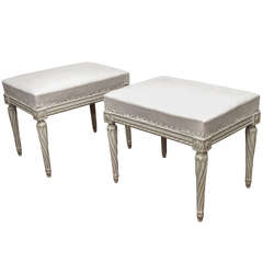 Beautiful Pair of Louis XVI Benches