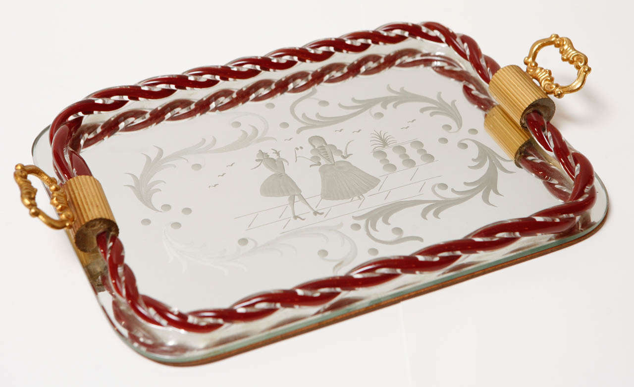 Vintage Venetian Tray